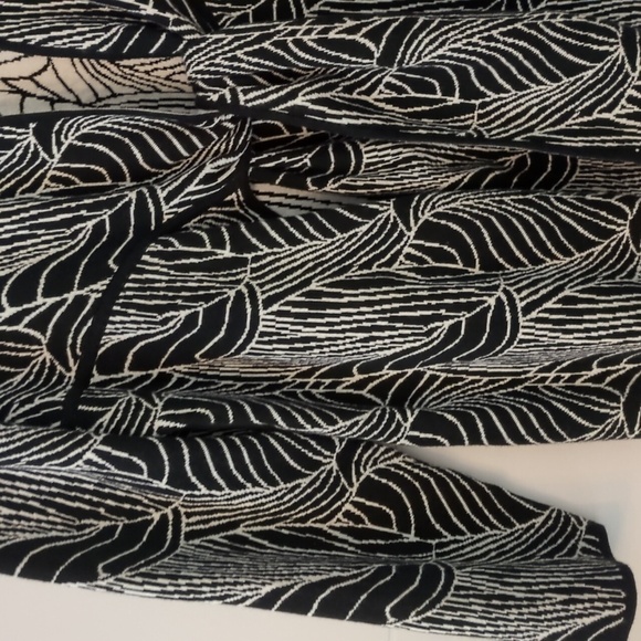 Dana Buchman cotton reversible boho open front cardigan blazer toe front - Picture 3 of 9